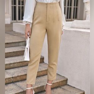Zara PANTS WITH A HIGH WAIST